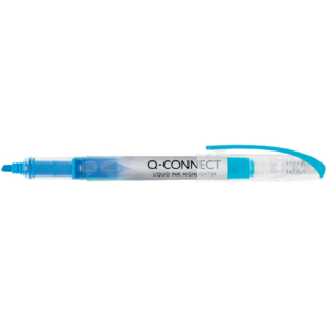 Evidenziatore a penna Q-Connect 1-4 mm Blu KF00399