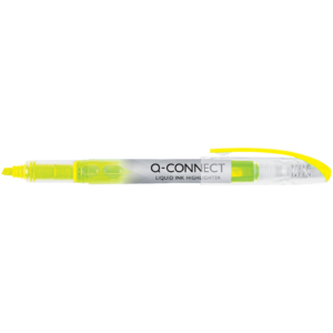 Evidenziatore a penna Q-Connect 1-4 mm Giallo KF00395