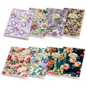 Quaderno a quadretti 4 mm A4 PIGNA Maxi Nature Flowers - 42 fogli - Assortito