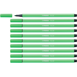 Pennarello Stabilo Pen 68 tratto 1 mm Verde foglia 68/43