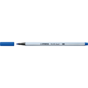 Pennarello Stabilo Pen 68 brush - punta a pennello - M 1 mm Blu oltremare - 568/32