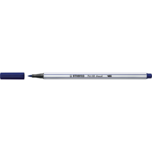 Pennarello Stabilo Pen 68 brush - punta a pennello - M 1 mm Blu di prussia - 568/22