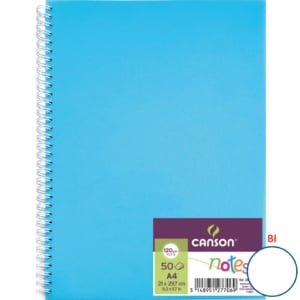 Blocco spiralato Canson A4 - 50 fogli - Colore Assortito C200003028