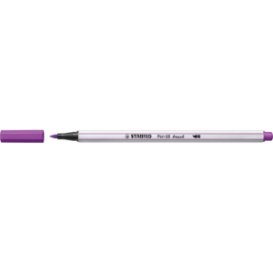 Pennarello Stabilo Pen 68 brush - punta a pennello - M 1 mm Lilla 568/58