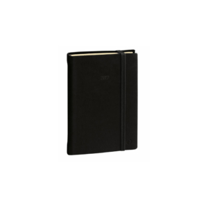 Agenda giornaliera 2027 Quo Vadis Daily 17 Prestige Silk 12x17 cm nero 37601427MQ