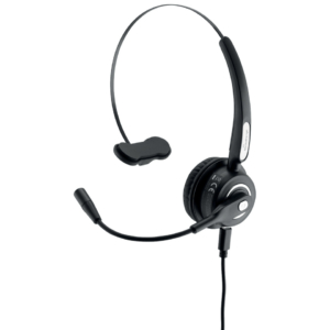 Cuffia mono auricolare per PC Media Range wireless con microfono - batteria 180mAh - Nero - MROS305