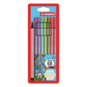 Pennarelli Stabilo Pen 68 tratto 1 mm - Colori Assortiti 68/8-02 (conf.8)