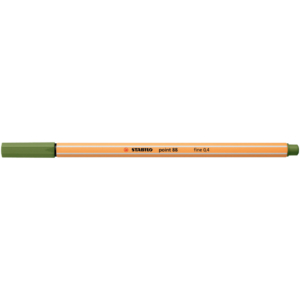 Fineliner Stabilo Point 88® 0,4 mm Verde mimetico 88/35