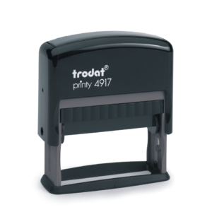 Timbro di testo personalizzato Trodat Printy 4917 dimensione max pers.ne 50x10 mm - fino a 3 righe - rosso - 182253