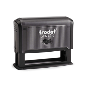 Timbro di testo personalizzato Trodat Printy 4918 dimensione max pers.ne 75x15 mm - fino a 3 righe - verde - 182258