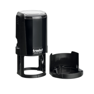 Printy 4638 - Timbro di testo PERSONALIZZATO fino a 7 righe dimensione max personalizzazione Ø38 mm