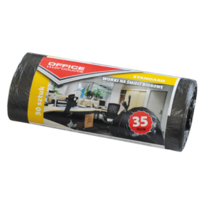 Sacchi dell'immondizia standard Office Products Nero 35 litri - 22021113-05 (5 rotoli da 50 sacchi cad.)