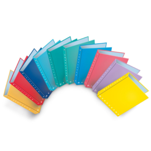 Raccoglitore ad anelli Pigna Monocromo - A4 27x32 cm 4 anelli Ø30 mm Colori Assortiti