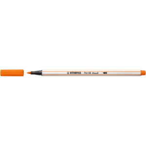 Pennarello Stabilo Pen 68 brush - punta a pennello - M 1 mm vermiglio pallido - 568/30