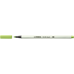 Pennarello Stabilo Pen 68 brush - punta a pennello - M 1 mm Pistacchio 568/34