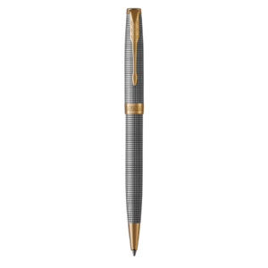 Penna a sfera Parker Sonnet punta M inchiostro Nero Sterling Silver Ciselé - 1931492