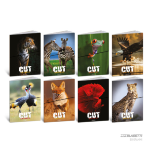 Maxi quaderni Blasetti Animali formato A4 carta 80g/m² - 20+1 fogli - rigatura A - 7921 (conf.10)