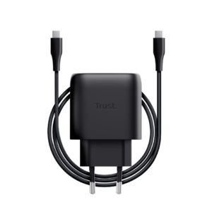 Caricabatterie Trust Maxo USB-C GaN 45W per Apple nero - 25721