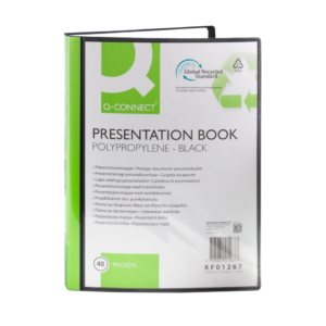 Portalistini personalizzabile A4 40 buste Q-Connect KF01267