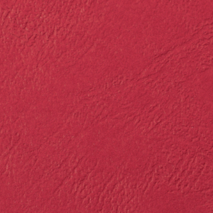Copertine per rilegatura in similpelle GBC Leathergrain in cartoncino goffrato A4 - 250g/m² - Rosso (conf.100 copertine)