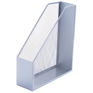 Portariviste in metallo Q-Connect 9,5x29,5x25,8 cm Argento KF00845