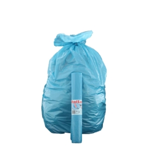 Sacchi Rolsac 70x110 cm spessore 17µm 97 litri - Azzurro - 10331 (rotolo da 10)
