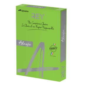 Carta colorata A3 Verde intenso INTERNATIONAL PAPER Rey Adagio 80g/m² - 29,7x42 cm (risma 500 fogli)