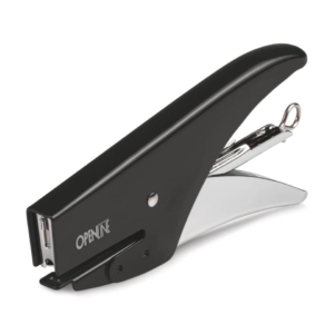 Cucitrice manuale a pinza Nera OPENLINE passo 6 mm - capacità di cucitura max 20 fogli