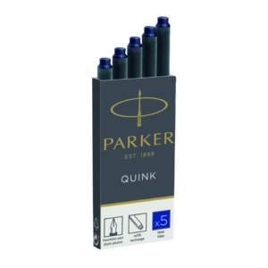 Cartucce inchiostro per stilografica Parker Quink Blu - 1950384 (conf.5)