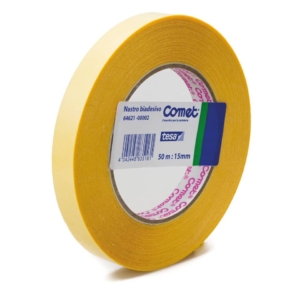 Nastro biadesivo Trasparente 15mm x 50m Comet OPP - 64621-00002-02