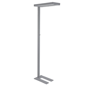 Lampada piantana a LED dimmer con sensore movimento/crepuscolare Juvis Maul Argento