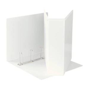 Raccoglitore personalizzabile Esselte Display a 4 anelli Q 87mm PP Bianco formato A4 Maxi