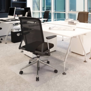 Tappeto protettivo salvapavimento Floortex Trasparente forma a U 90x120 cm
