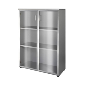 Anta alluminio-vetro Unisit Spirit 45x130 cm sinistra