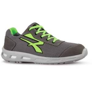 Scarpe antinfortunistiche in pelle Airnet Summer S1P U-Power Grigio - Verde n° 41