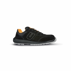 Scarpe antinfortunistiche in morbida pelle scamosciata Sun S1P SRC Nere U-Power N° 40