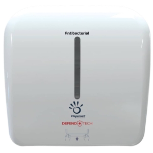 Dispenser autocut Universus antibatterico Defend Tech 33,3 x 32,1 x 22,6 cm Papernet Manuale