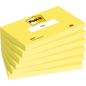 Foglietti Post-it® Giallo 100 fogli/blocchetto 76x127 mm (conf.6)