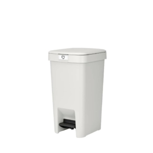 Pattumiera a pedale Brabantia StepUp per raccolta differenziata - capacità 10 litri - light grey - 800245