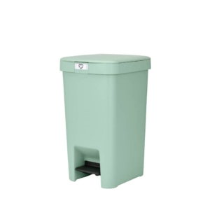 Pattumiera a pedale Brabantia StepUp per raccolta differenziata - capacità 16 litri - jade green - 800320
