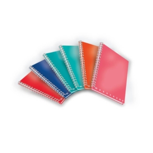 Quaderno Pigna Maxi spiralato 4 fori Monocromo - 70 fogli A4 80g/m² Colori Assortiti quadretti 4M - 0215555 4M