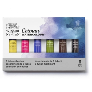 Acquarello fine Cotman in tubi da 8 ml - Colori Assortiti - 0390635 (conf.6 pastiglie)