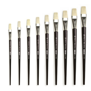 Pennelli Deco manico corto punta piatta - N° 8 - K577/08 (conf.12)