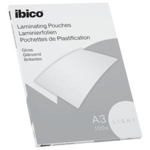 Pouches per plastificatrici IBICO BASICS light 75µm - Ibico A3 627311 (conf.100)
