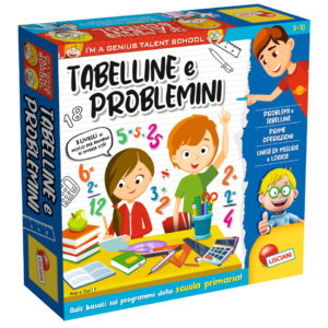 Gioco in scatola Lisciani I'm a Genius Tabelline e Problemini - 48885