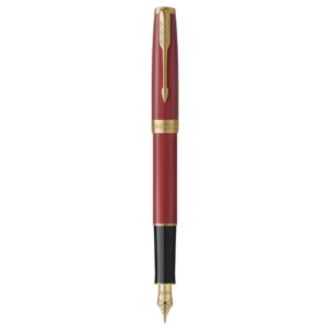 Penna stilografica Parker Sonnet Parker punta F inchiostro Nero Red GT 1931473