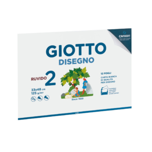 Album da disegno GIOTTO 2 33x48 cm - 12 fogli - 125g/m² - ruvido F583200 (conf.10)